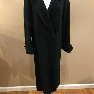 Nordstrom Black Camel Hair Coat